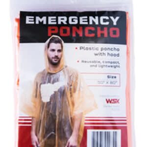 Emergency Poncho With Hood