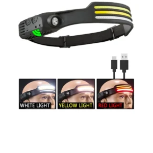 Sensor Activated COB/LED Head Lamp